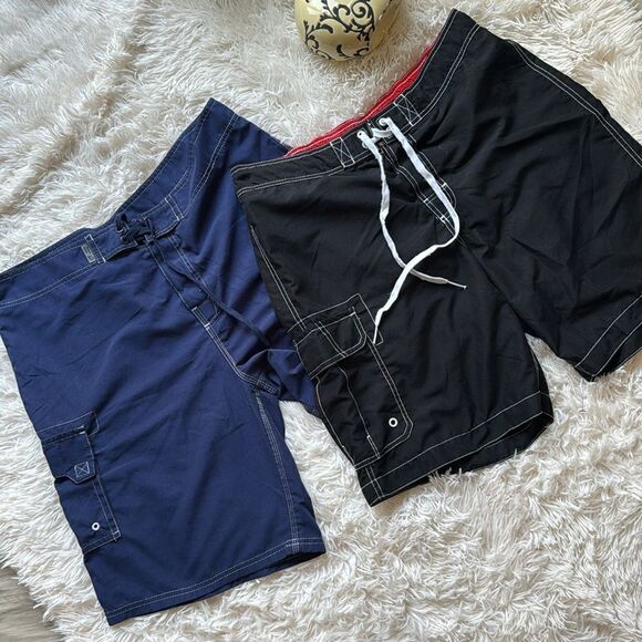 Beach Rays, Merona Men’s Swim Shorts Trunks Set Size 36 - Picture 2 of 8